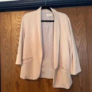 Elegant Petal Pink Women's Blazer